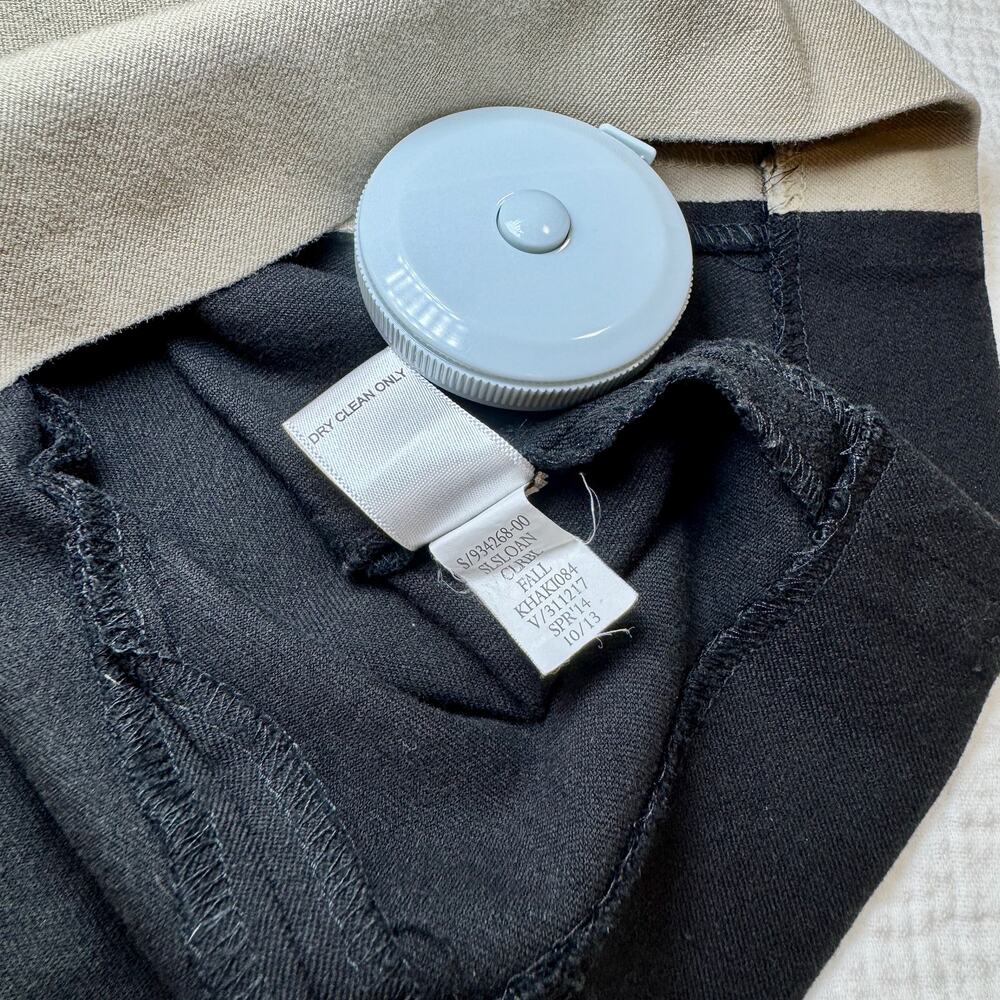 Banana Republic Sloan Colorblock Dress Black Cream Women’s 2P Petite Officewear - Picture 15 of 16